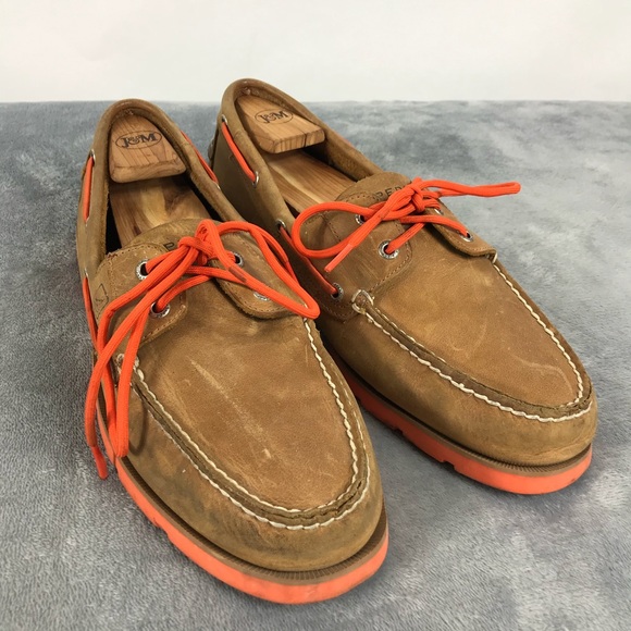 Sperry Other - Sperry Top Sider Men Leather Boat Shoes Size 10.5